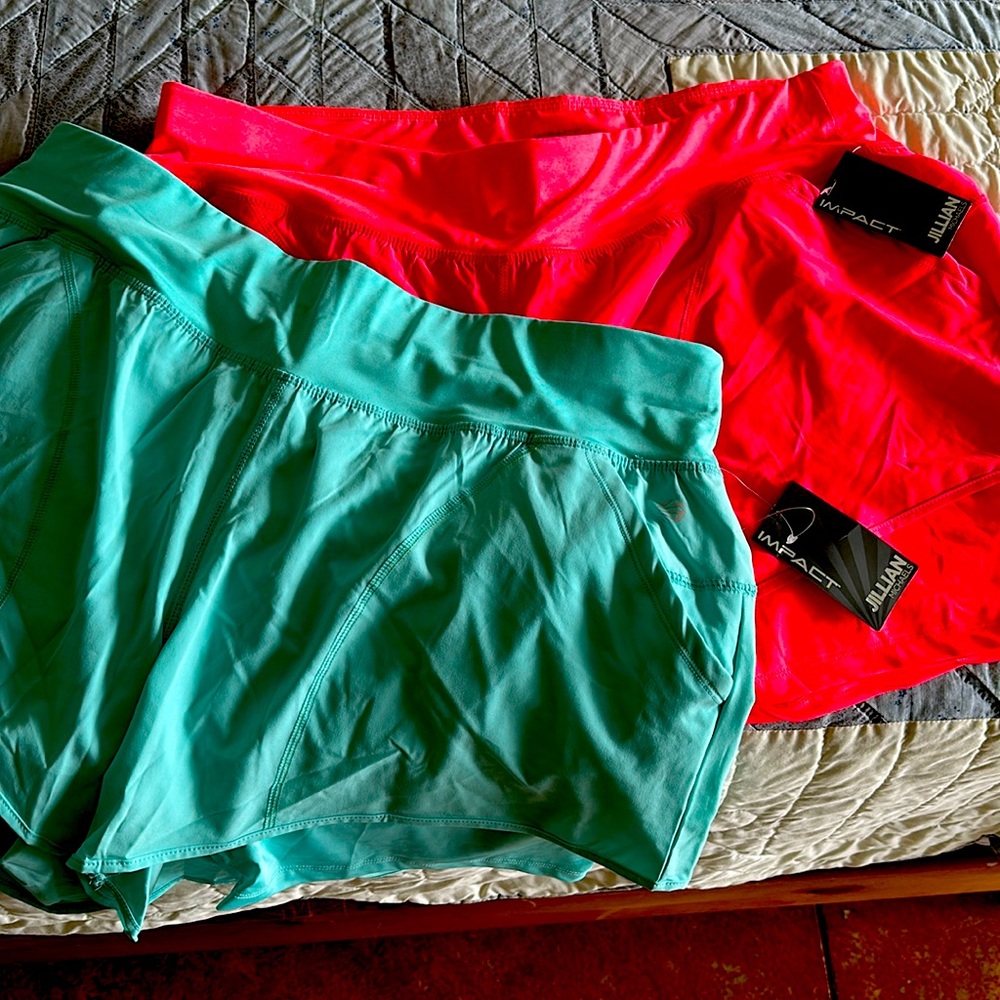 BNWT Jullian Michaels workout shorts-3 XL. Both pairs for 1 price!